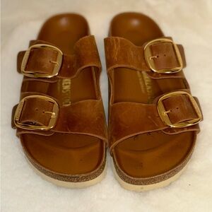 Brown Birkenstocks